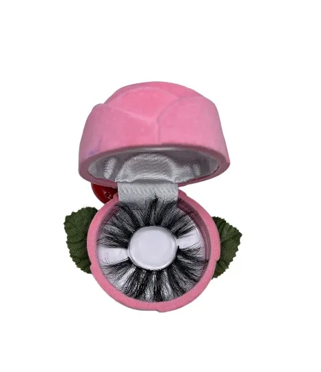 100% fluffy 3D 20mm mink Rose Lashes,Vegan free