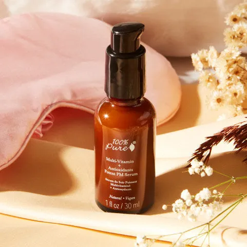 100% Pure - Multi-Vitamin   Antioxidants Potent PM Serum (30ml)