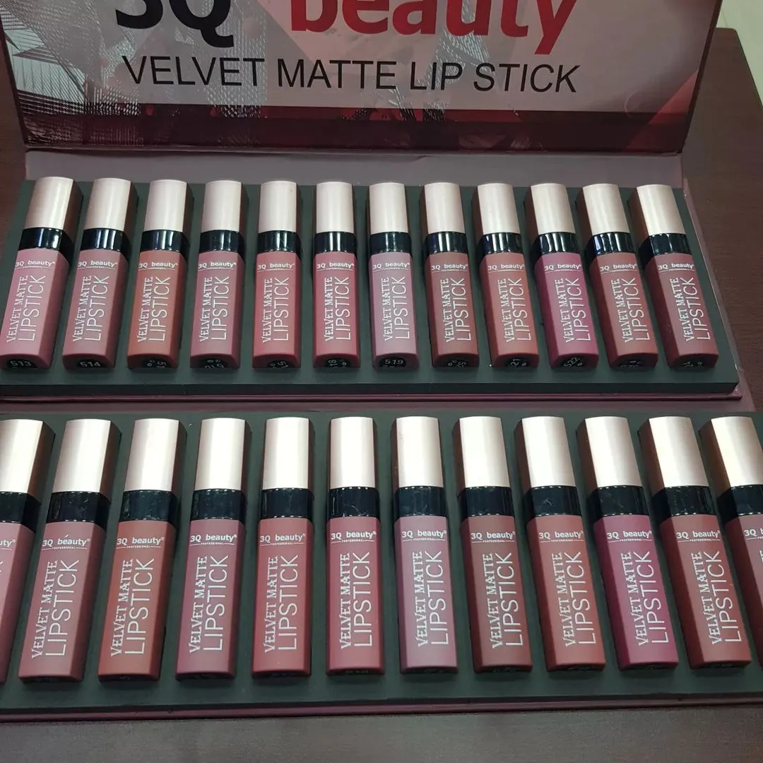 3Q Beauty - 12 Color Nude Matte Lipstick Set