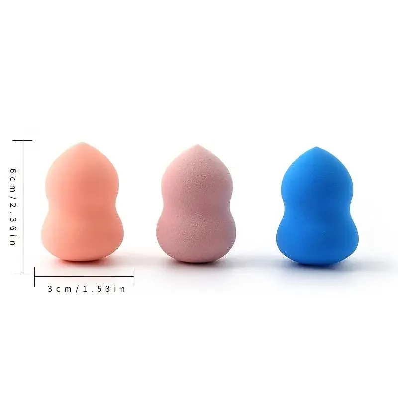 5pcs/box Makeup Sponges With Makeup Sponge Holder Ultra Soft Powder Saving Beauty Egg Makeup Sponges Blender