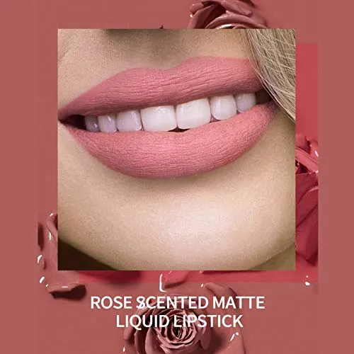 6 Pcs Nude Colors Long Lasting, Waterproof Liquid Lip Gloss Set