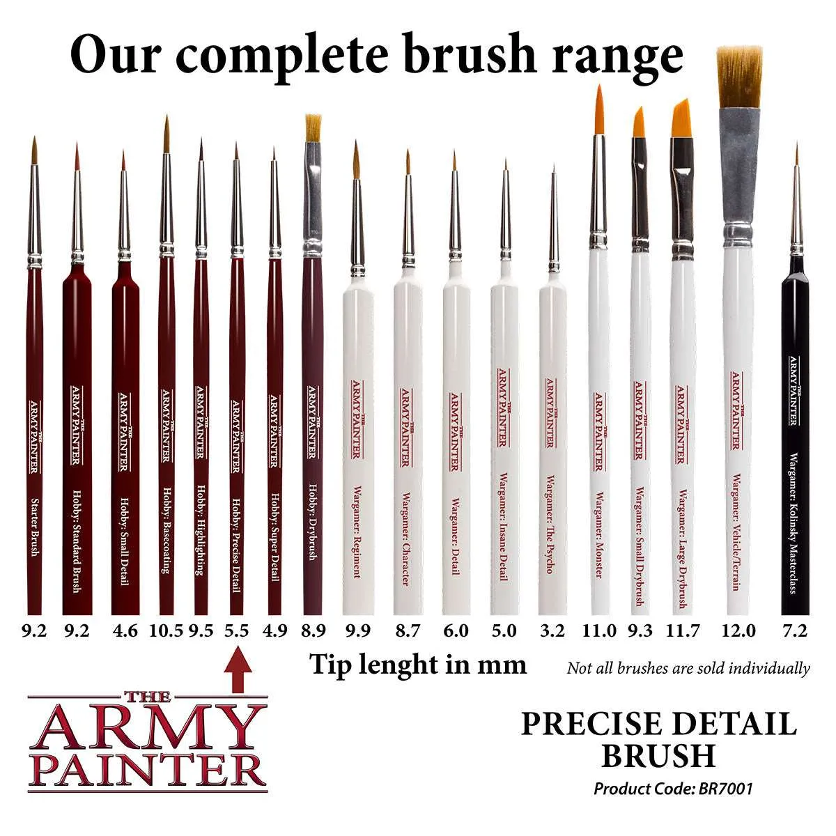 Army Painter: Brush: Hobby: Precise Detail