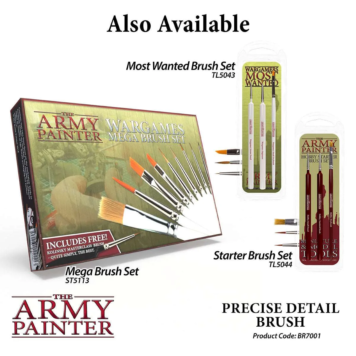 Army Painter: Brush: Hobby: Precise Detail