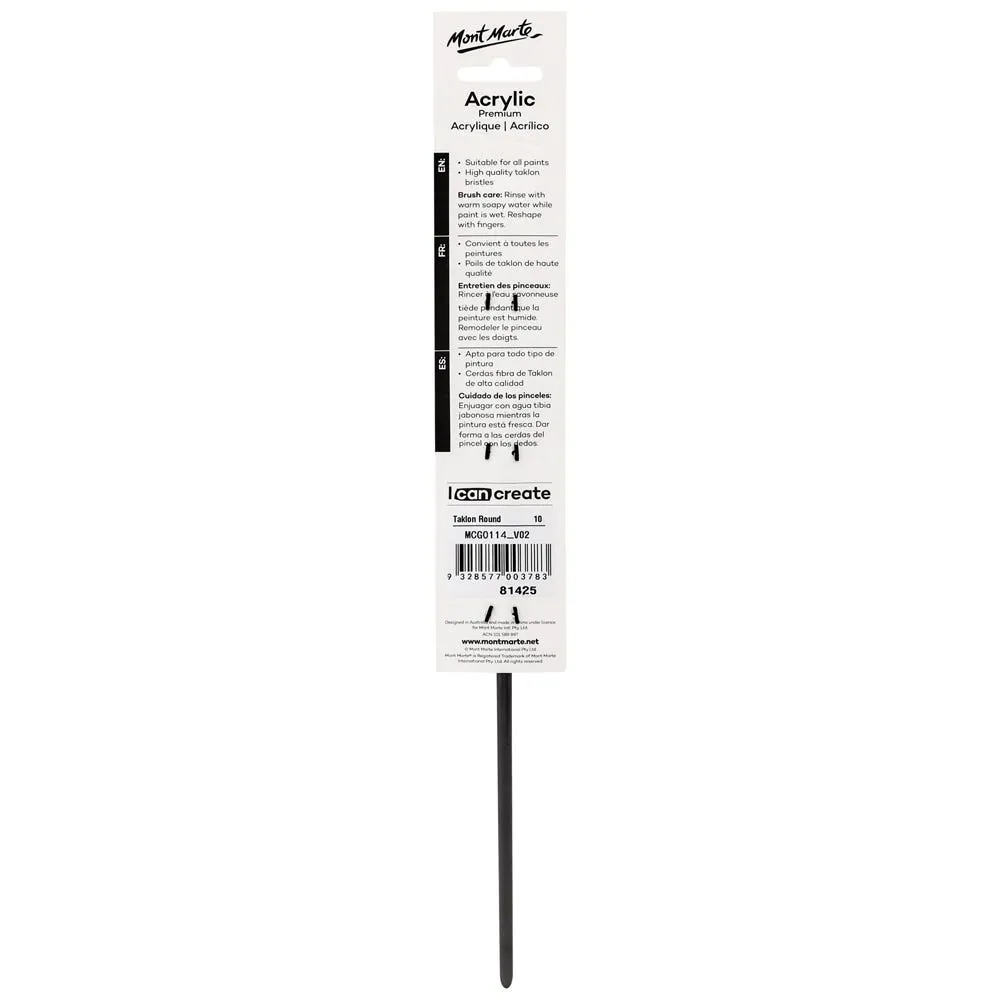 Artist Brush Premium Taklon Round 10