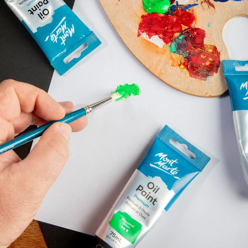 Artist Oil Brush Premium Chungking Round 6