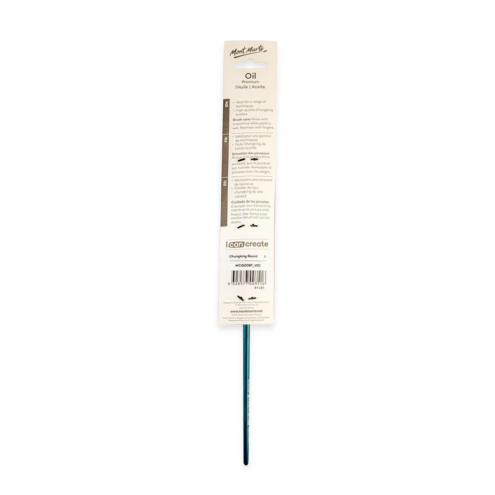 Artist Oil Brush Premium Chungking Round 6