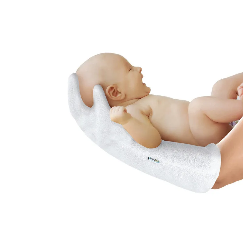 Babyjem Baby Bathing Glove, Newborn, White, 0 Months 