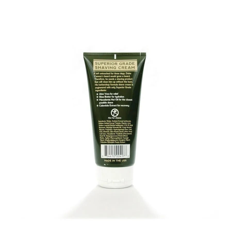 Duke Cannon Supply Co. Superior Grade Shaving Cream