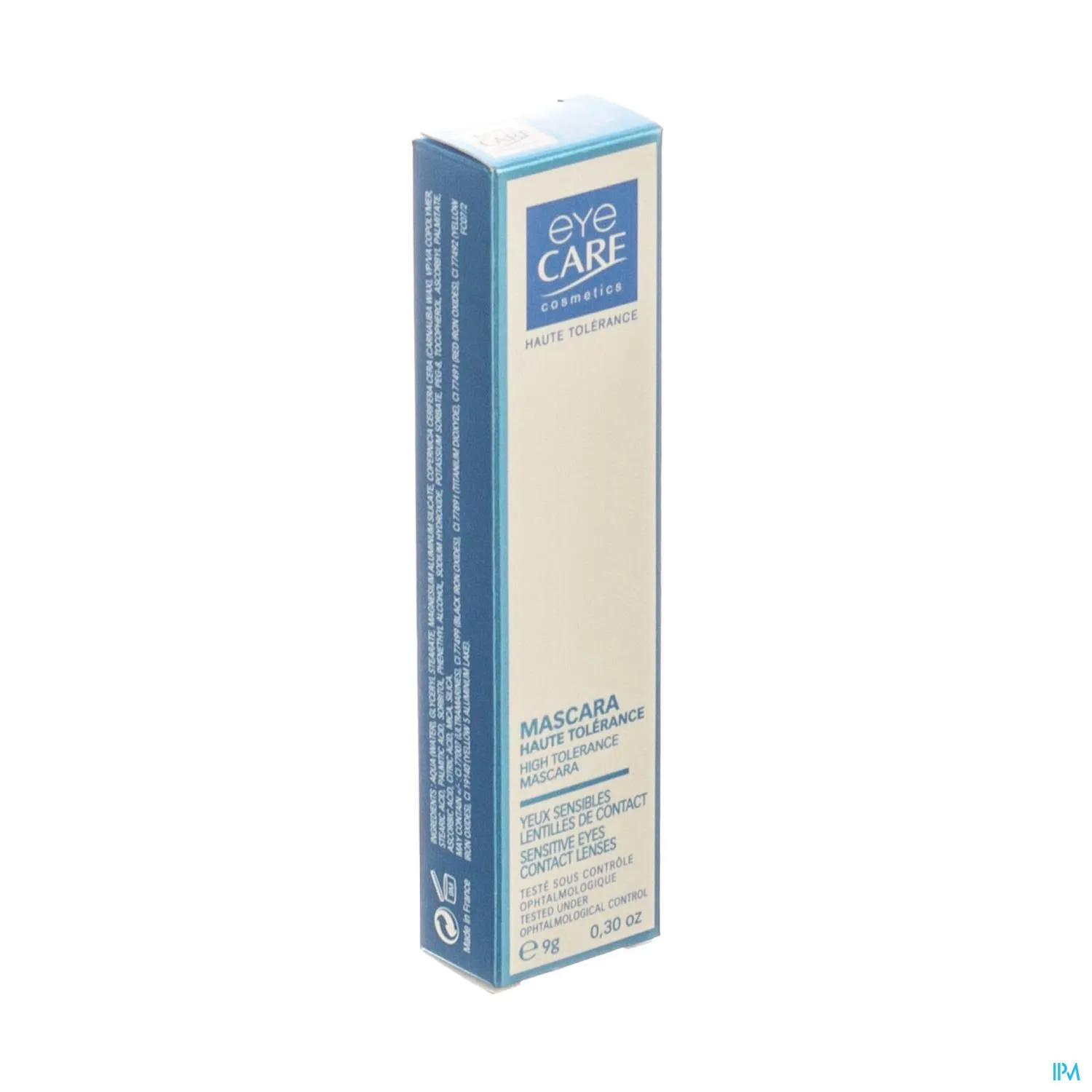Eye Care Mascara 201 Noir 9g - Intense Zwart voor Gevoelige Ogen & Contactlenzen