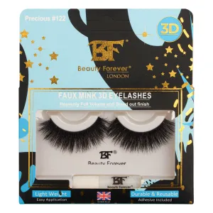 Faux Mink 3D Eyelashes-Precious No. 122 Precious (Heavenly Full volume)