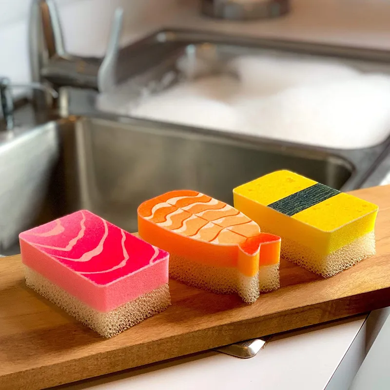 Fred Washabi Sushi Sponge 3-Pack