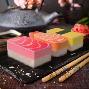 Fred Washabi Sushi Sponge 3-Pack