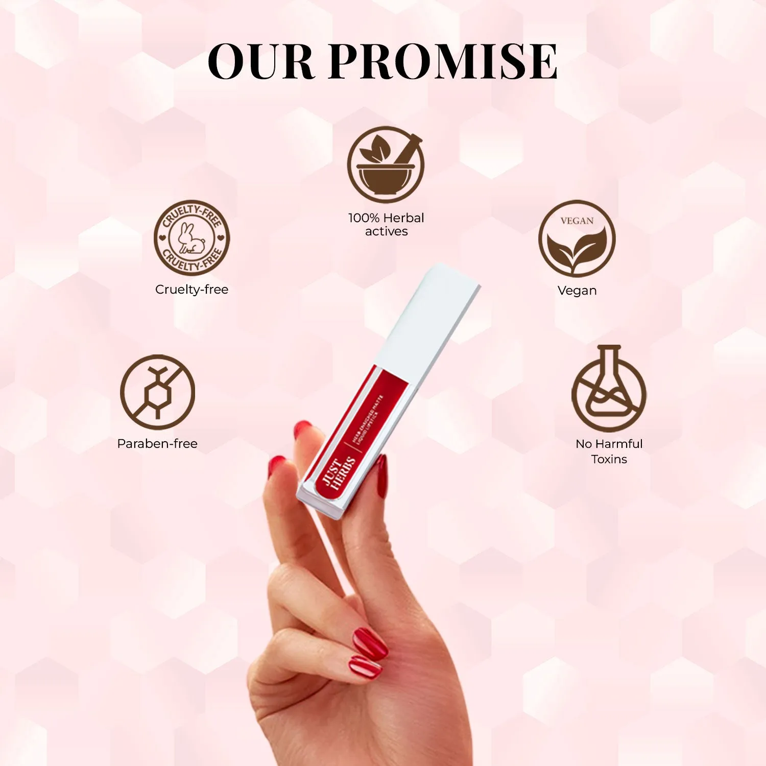 Full-Size Herb Enriched Matte Liquid Lipstick Kit-Set of 3