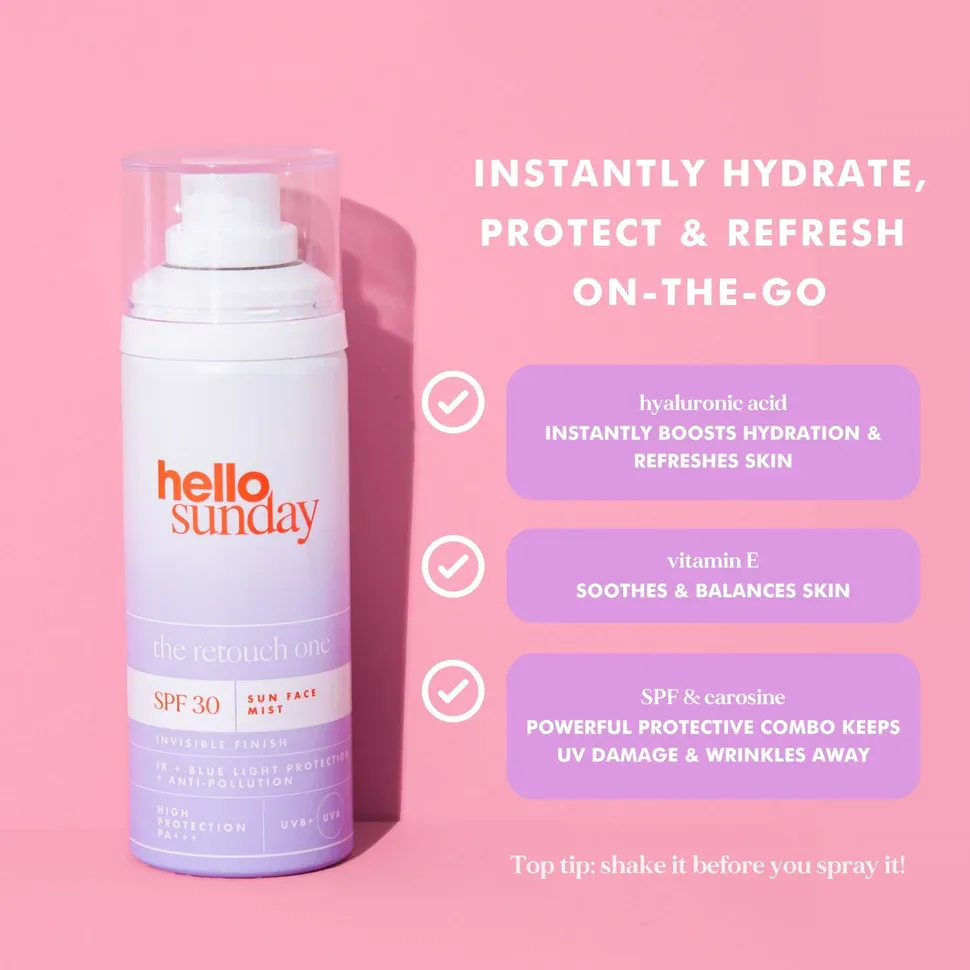 Hello Sunday The Retouch One Face Mist SPF30 75ml