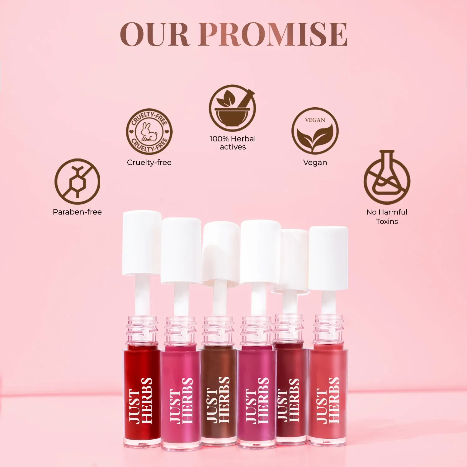 Herb-enriched Matte Liquid Lipstick Combo (Deeps & Reds   Brights & Pinks)