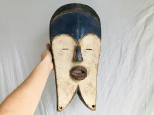 Kwele Mask. Gabon Africa . African Mask. 19th Century
