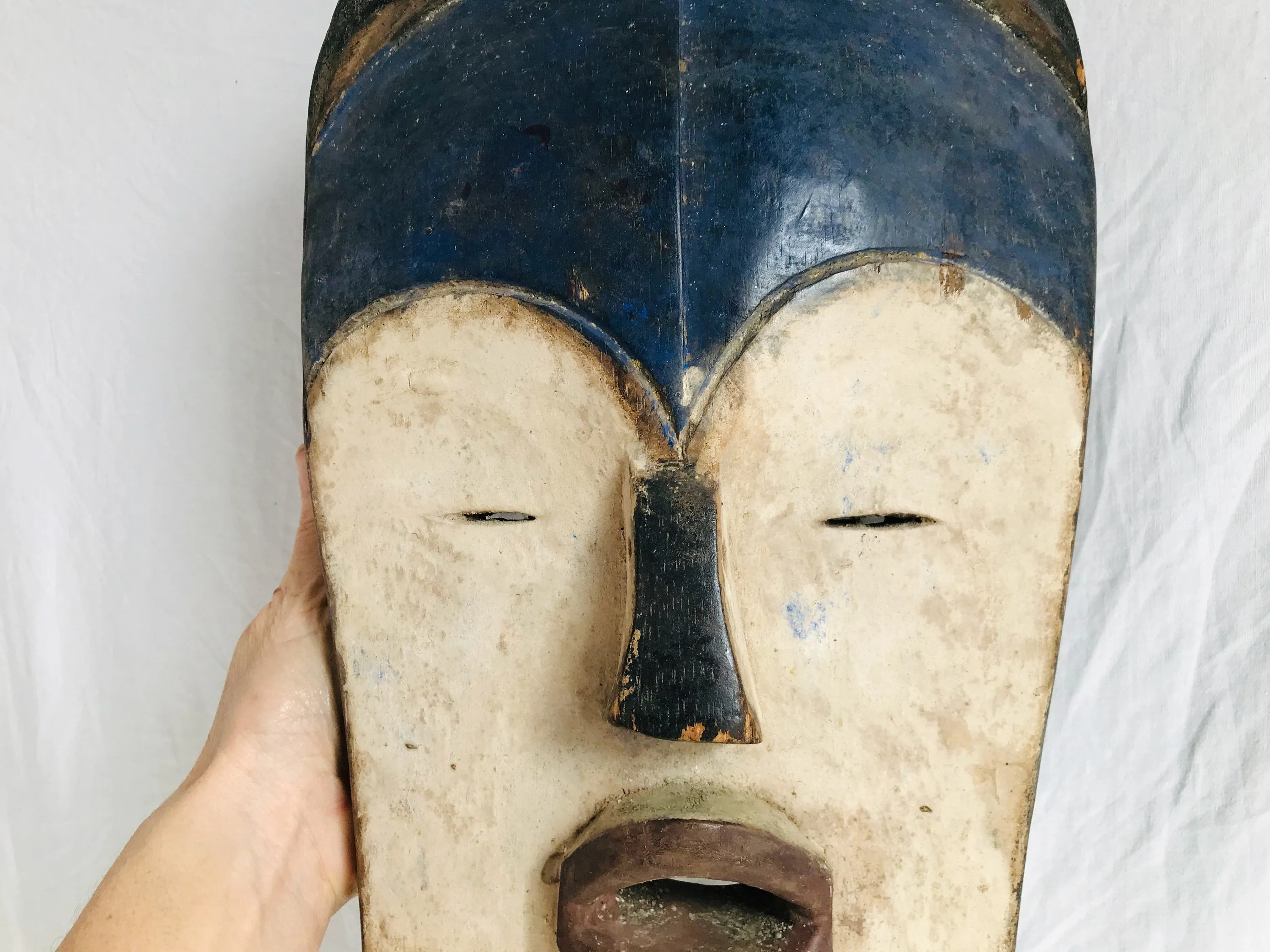 Kwele Mask. Gabon Africa . African Mask. 19th Century