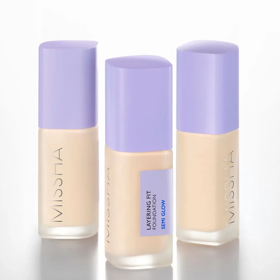 Layering Fit Foundation Semi Glow (3 Colours)