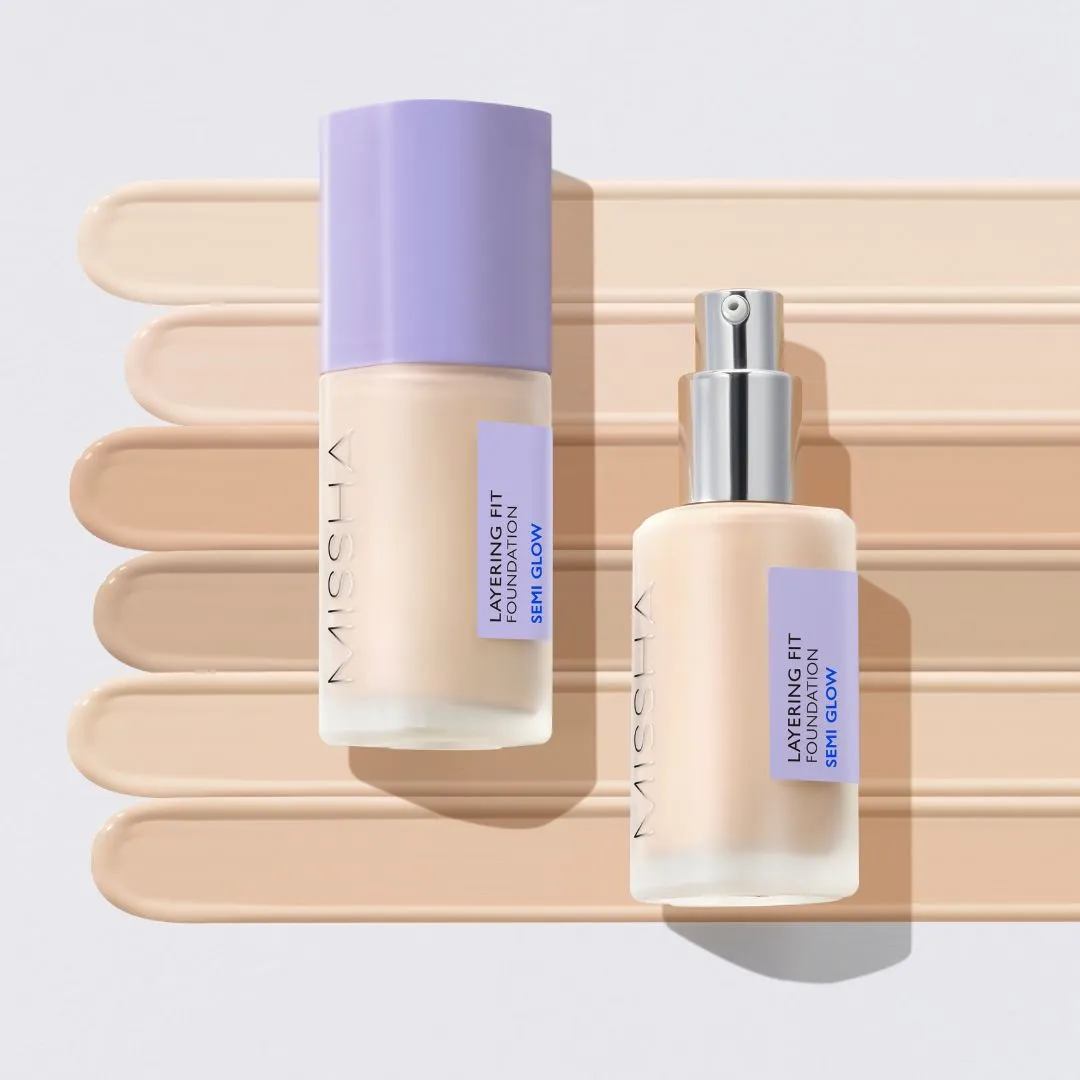 Layering Fit Foundation Semi Glow (3 Colours)