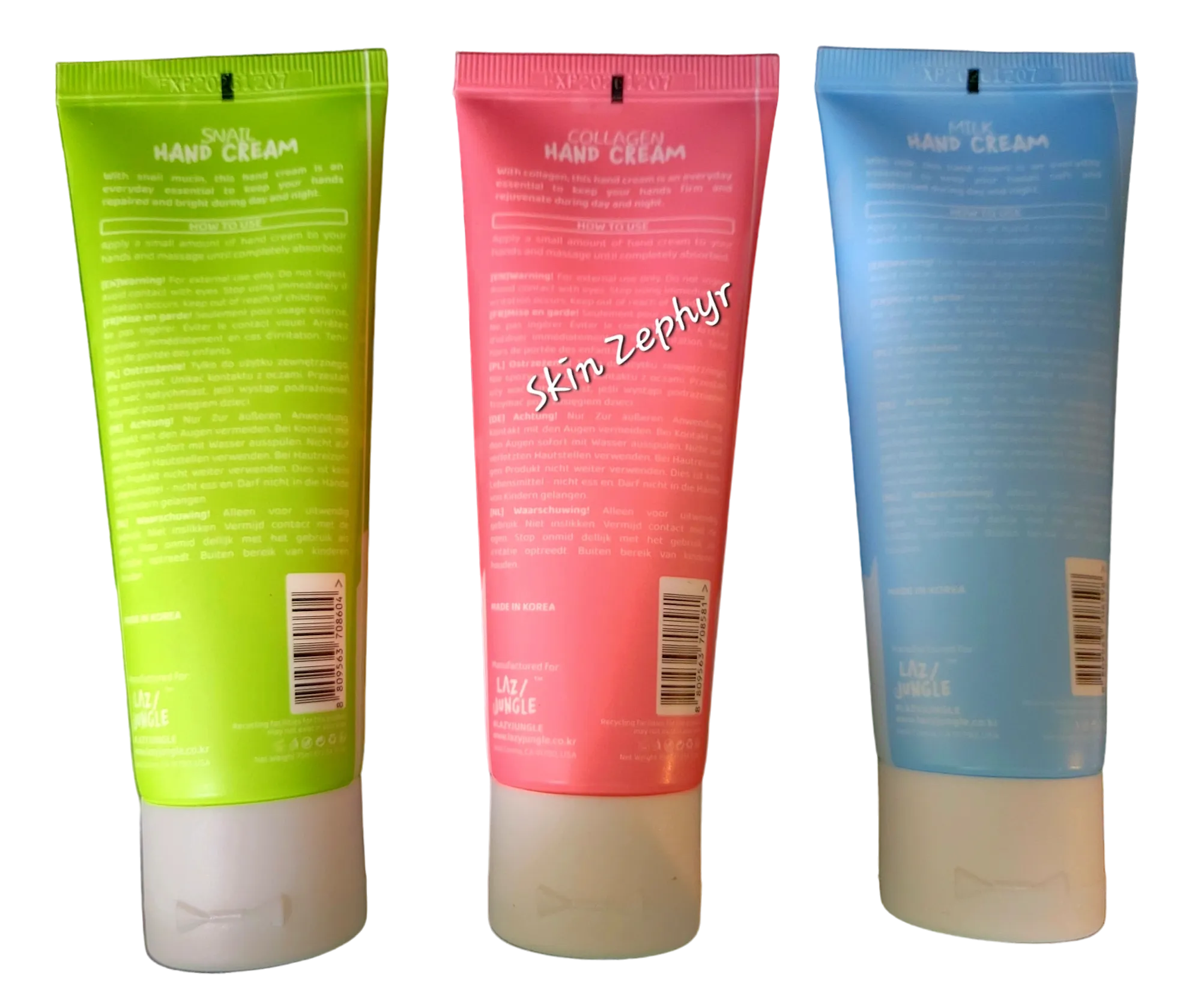 Lazy Jungle Hand Cream Trio