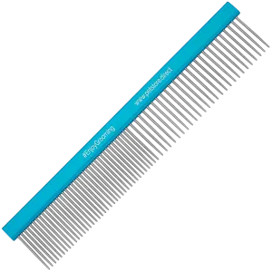Limited Edition 7.5" Regular Blue 50/50 Comb by PetStore.Direct