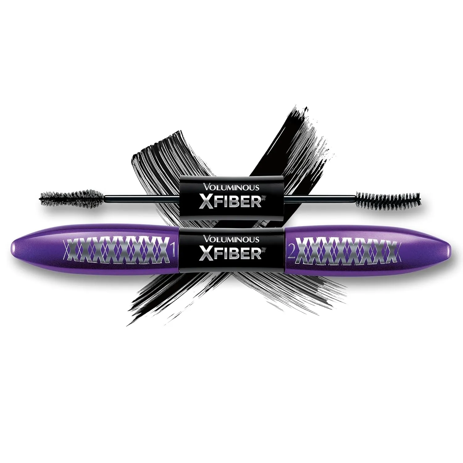 L'Oreal Paris Voluminous X Fiber Washable Mascara, 215 Blackest Black