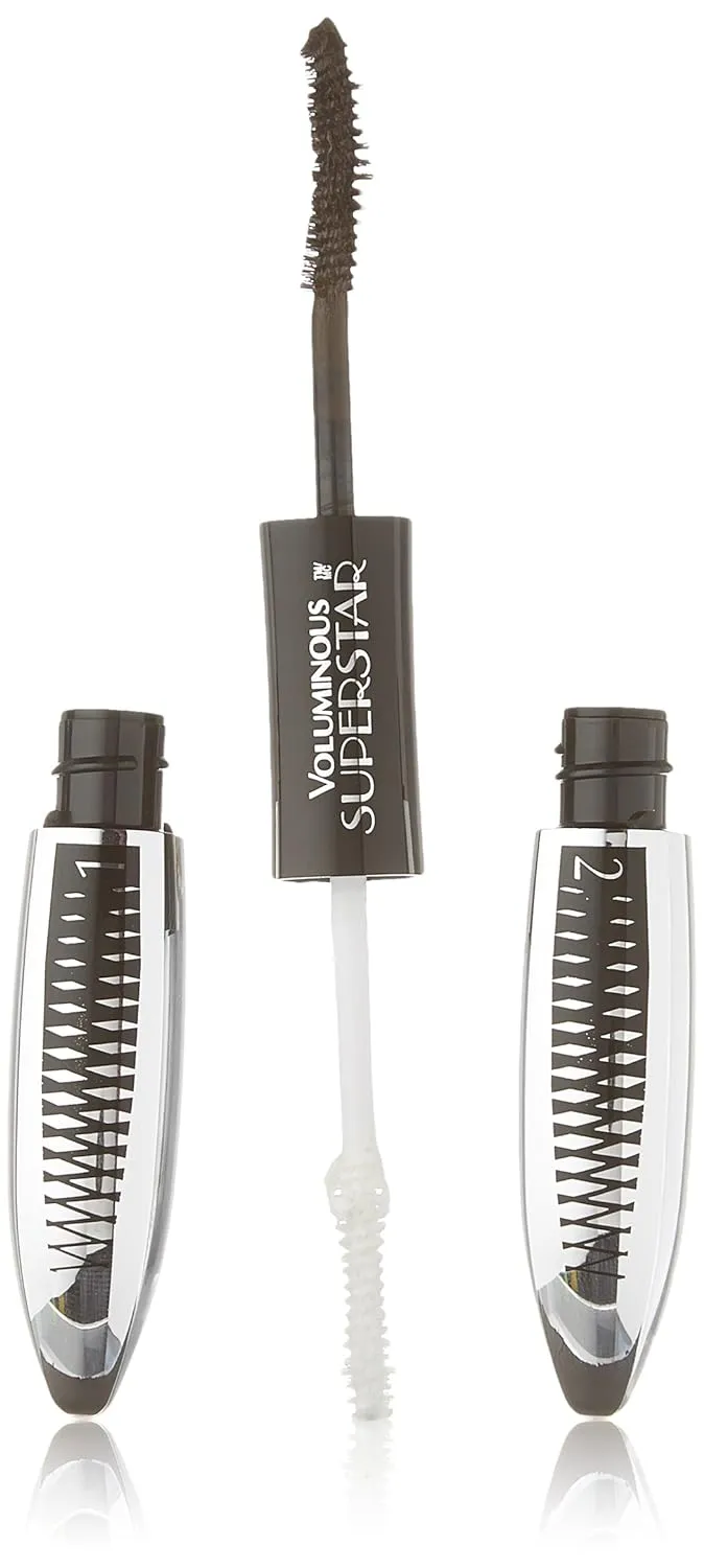 L'Oreal Paris Voluminous X Fiber Washable Mascara, 623 Black Brown