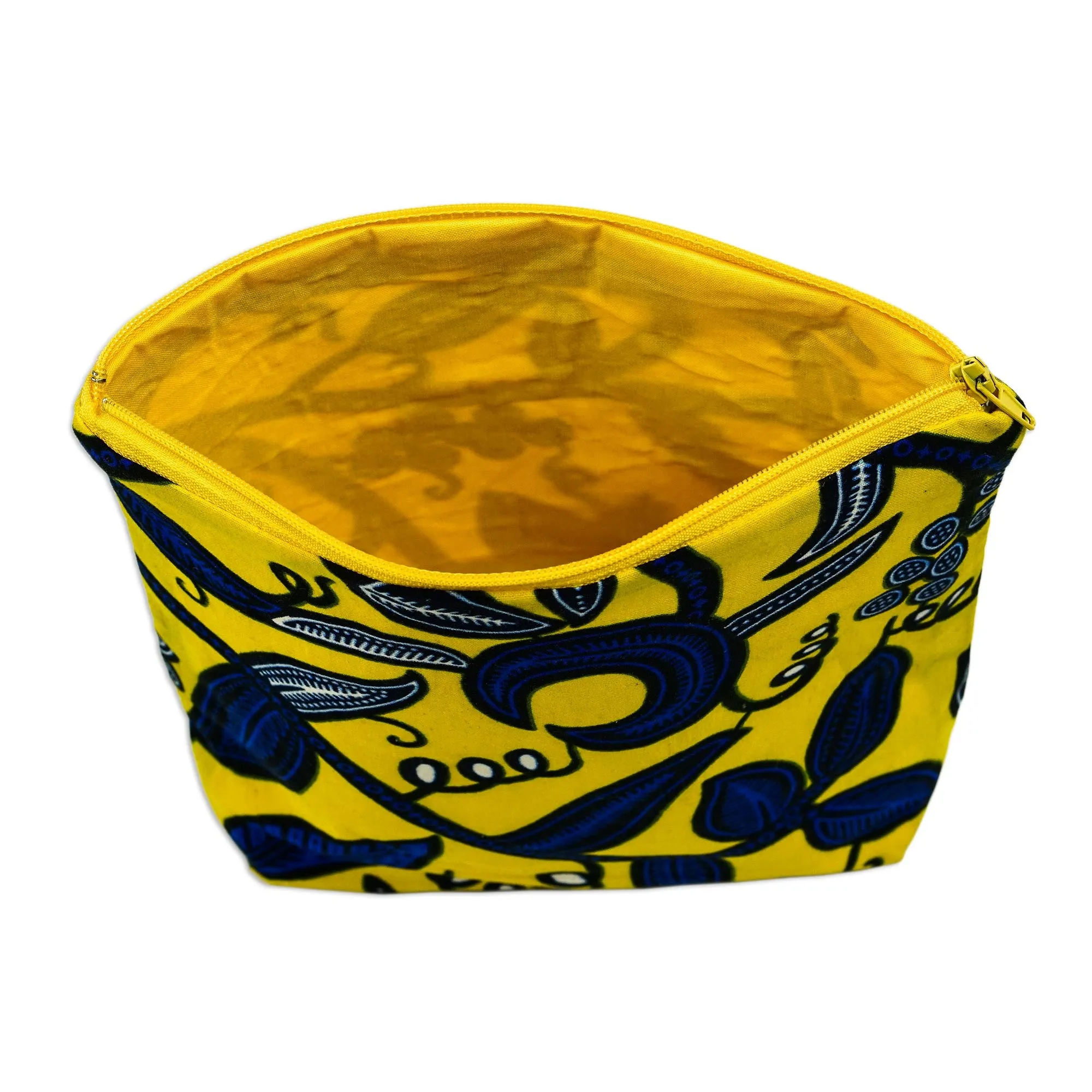 Makeup Your Move Printed Cotton Cosmetic Bag fro Ghana