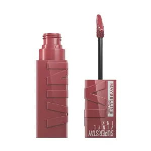 Maybelline Liquid Lipstick, High Shine Gloss, Lasts for 16 HRs, Enriched With Vitamin E & Aloe, SuperStay Vinyl Ink, Witty