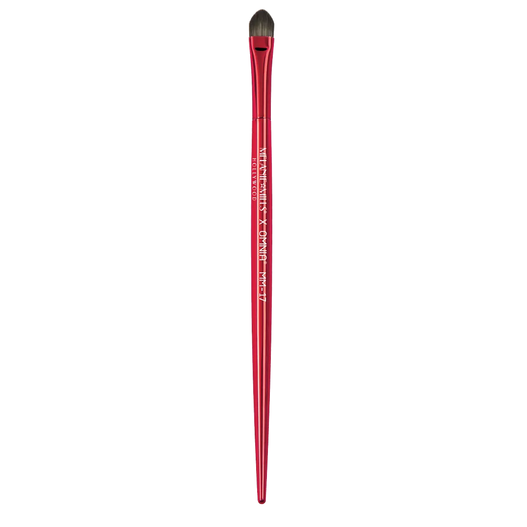 Melanie Mills Hollywood Lipgloss/Spot Concealer Brush - MM17 X OMNIA