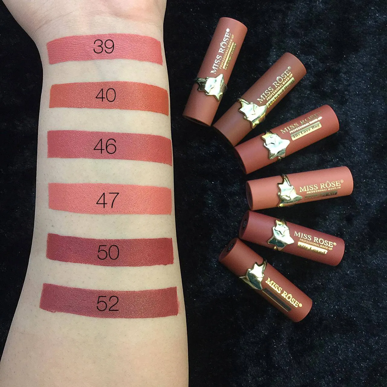Miss Rose Matte Waterproof Long Lasting Lipstick