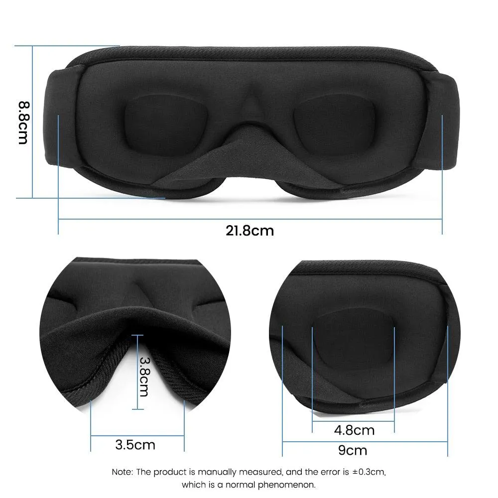Máscara de Dormir Premium Blackout 3D