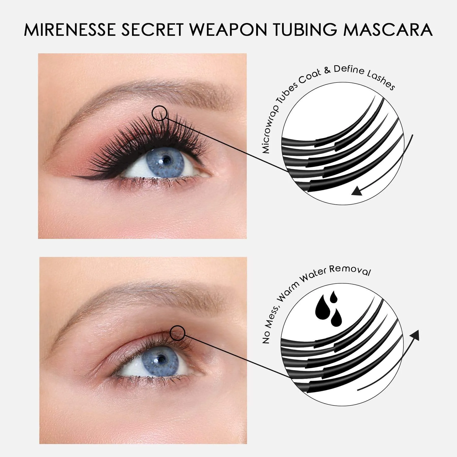 Organically Supreme 24hr Tubing Mascaras Full Size 3pce Kit