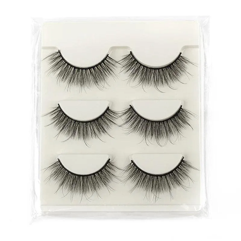 Premium Fluffy Faux Mink Half Eye Lashes Kit for Stunning Makeup Looks