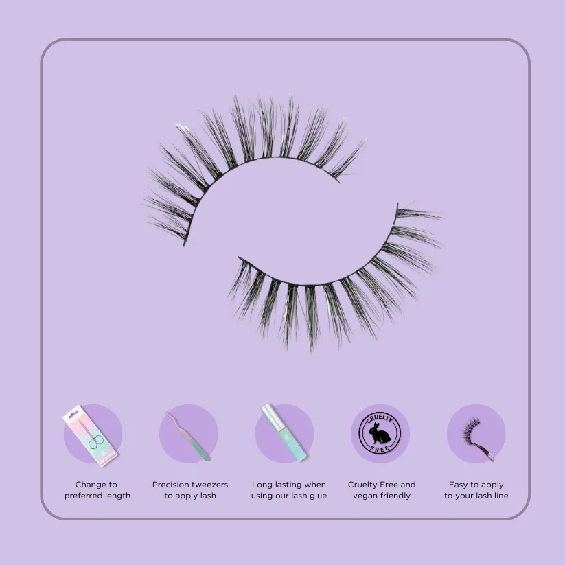 Professional (Dainty) Multi Layer Strip Lashes #D15