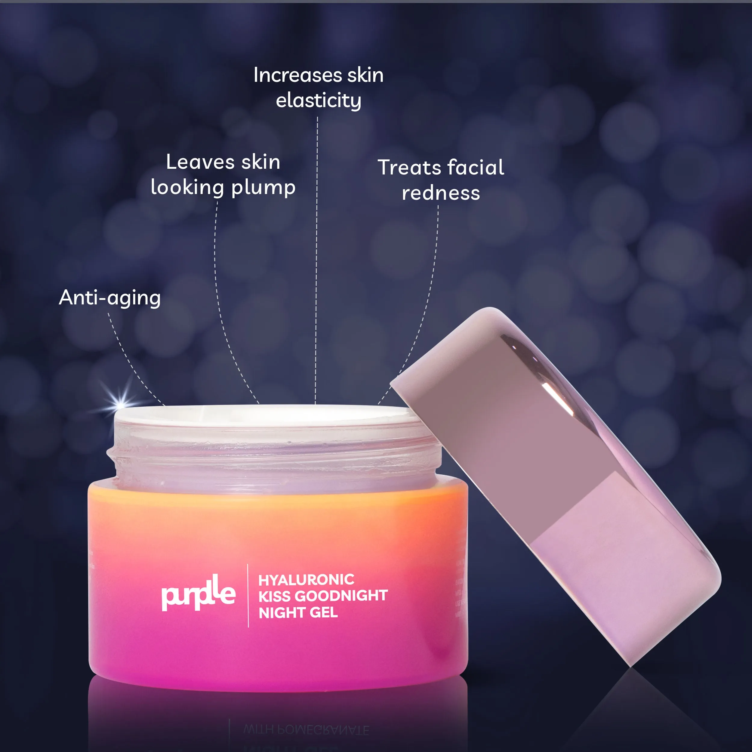 Purplle Hyaluronic Kiss Goodnight Night Gel (45 gm)