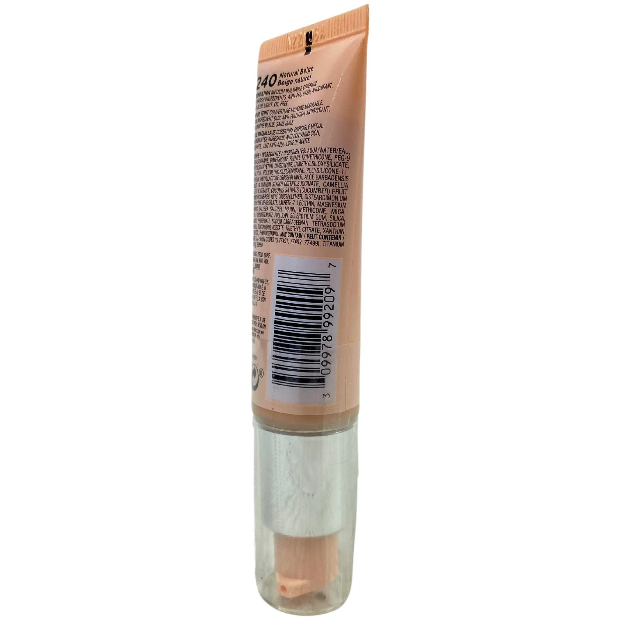 Revlon Photoready Candid Natural Finish Anti-Pollution 240 Natural Beige 0.75OZ (70 Pcs Lot)