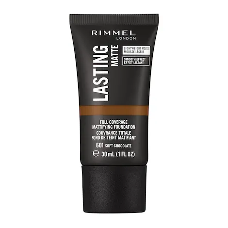 Rimmel Lasting Matte Foundation-601 Soft Chocolate