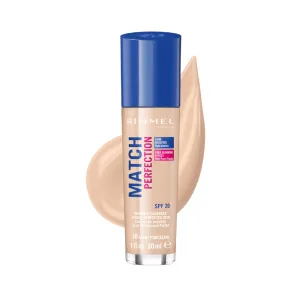 Rimmel London Match Perfection Foundation SPF20 - 10 Light Porcelain