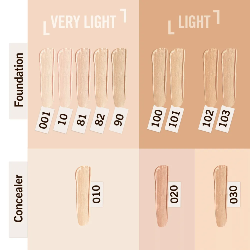 Rimmel London Match Perfection Foundation SPF20 - 10 Light Porcelain