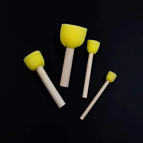 Round Foam Sponges Brush Pouncers Dabbers