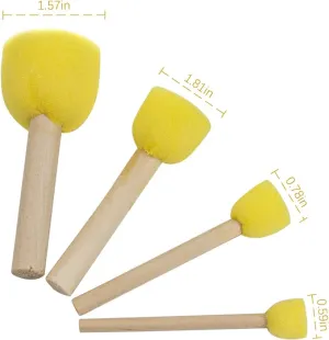 Round Foam Sponges Brush Pouncers Dabbers