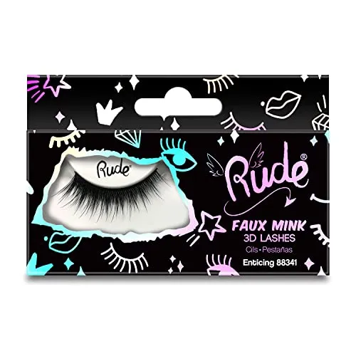 Rude - Essential Faux Mink 3D Lashes - Enticing