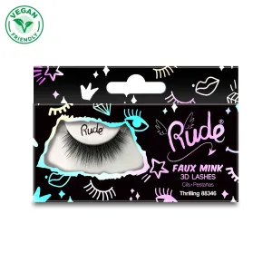 Rude - Essential Faux Mink 3D Lashes - Thrilling