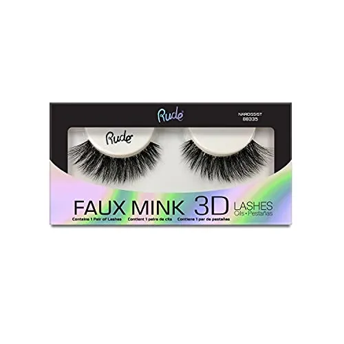 Rude - Faux Mink 3D Lashes - Narcissist