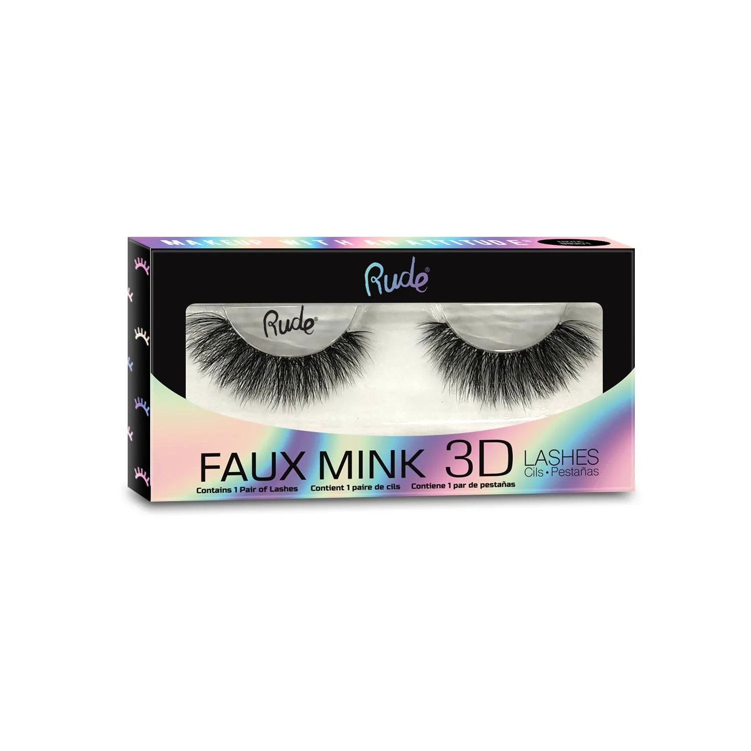 Rude - Faux Mink 3D Lashes - Narcissist