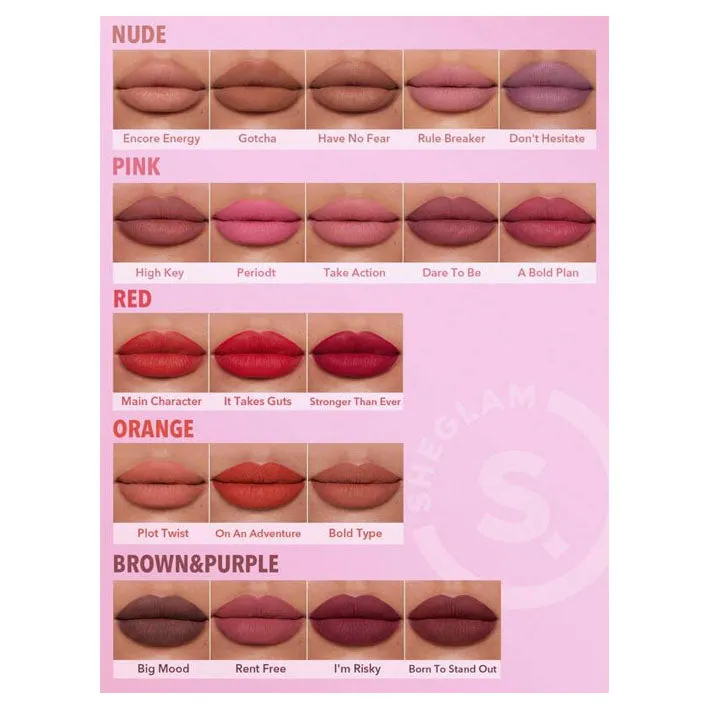 Sheglam Dynamatte Boom Long Lasting Matte Lipstick
