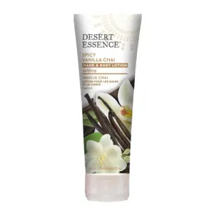 Spicy Vanilla Chai Hand & Body Lotion 8 Oz By Desert Essence
