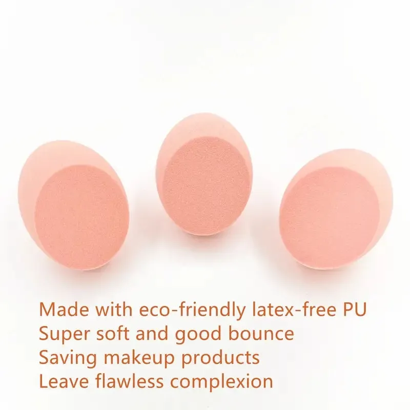 Super Soft Makeup Sponge Latex Free Polyurethane Powder Saving Makeup Sponge Blender Dry & Wet Use Makeup Puff