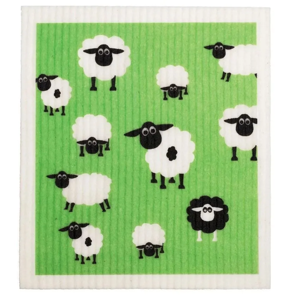 Swedish Dish Sponge Cloth 5 Pack Bundle - Animals
